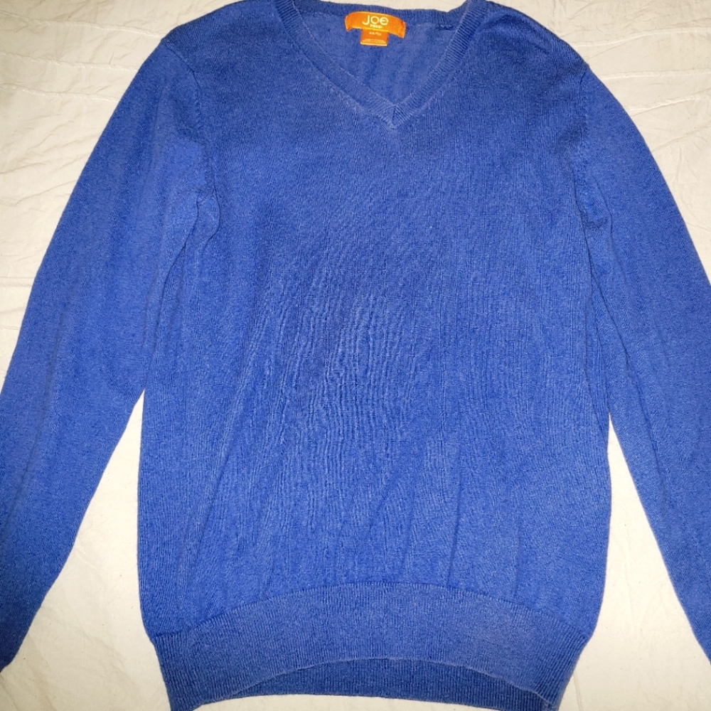 Blue V-neck Sweater